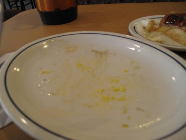 "Eggs" and Turkey Bacon...Gone!