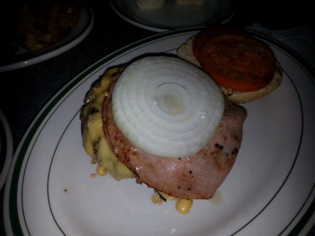 Jackson Hole' New Yorker Burger.  What a burger?!!