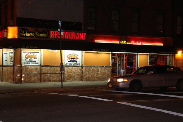 El Nuevo Caridad in the distance