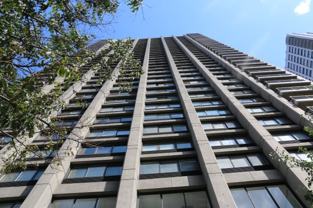 Building Sky Aim Closeup