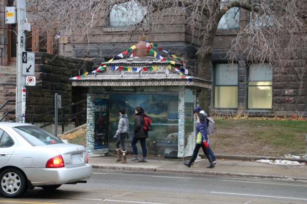 Decorated Bus Stop