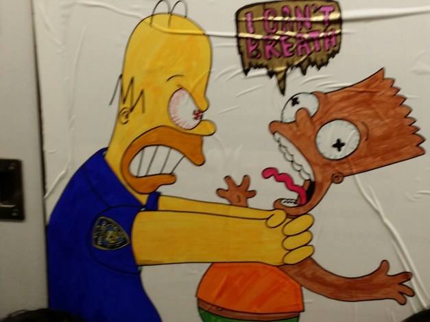 I Can't Breathe Simpson's Poster