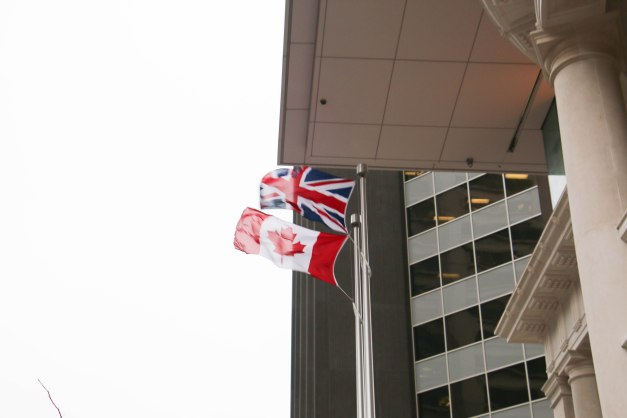 UK & Canada Flags