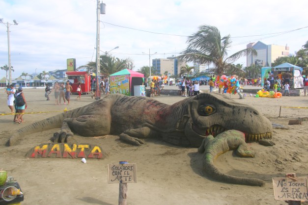 Dinosaurs Made Of Sand