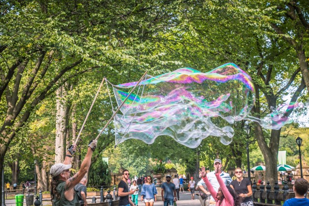 The Man & His Bubbles